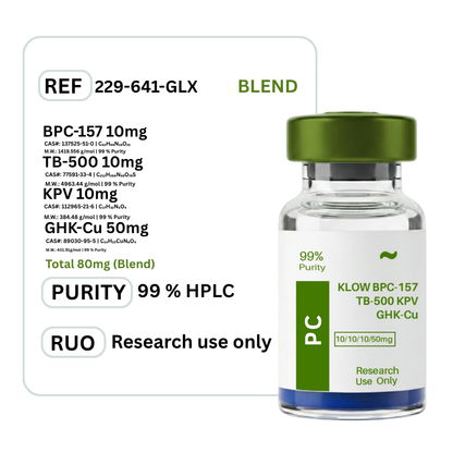 KLOW Blend - GHK-CU + TB-500 + BPC-157 + KPV 10mg